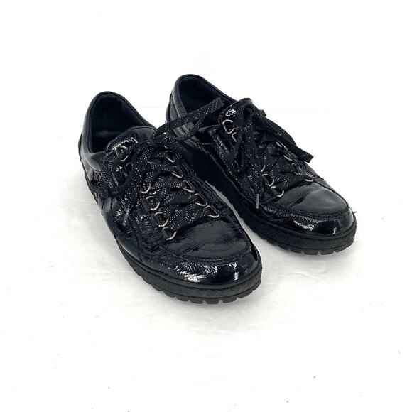 Mephisto Lady Moc Toe Patent Leather Comfort Shoe Women's Size 10 - Picture 1 of 10